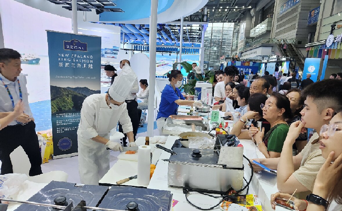 海納百川迎客來，漁潤萬家禮香臻——潤控食品亮相2024深圳國際漁業(yè)博覽會